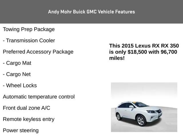 2015 Lexus RX 350 RX 350