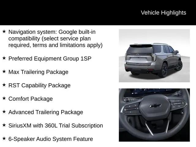 2026 Chevrolet Tahoe 4WD RST