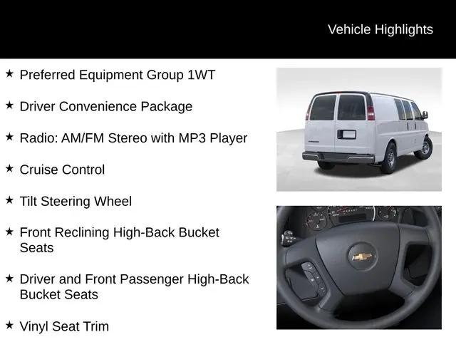 2026 Chevrolet Express Cargo Van 2500 Regular Wheelbase, WT, RWD
