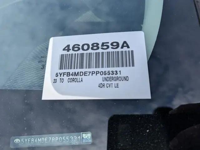 2023 Toyota Corolla LE