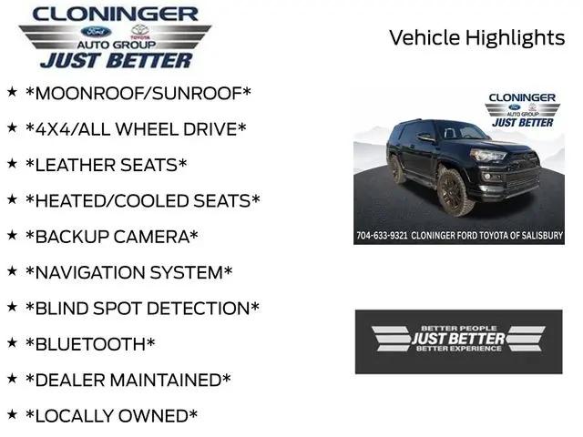 2020 Toyota 4Runner Nightshade Special Edition