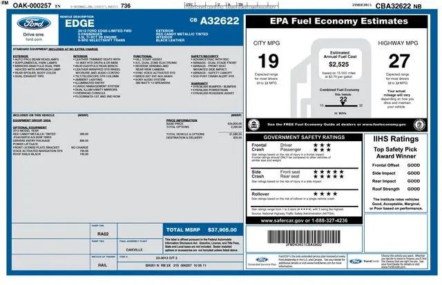 2012 Ford Edge Limited