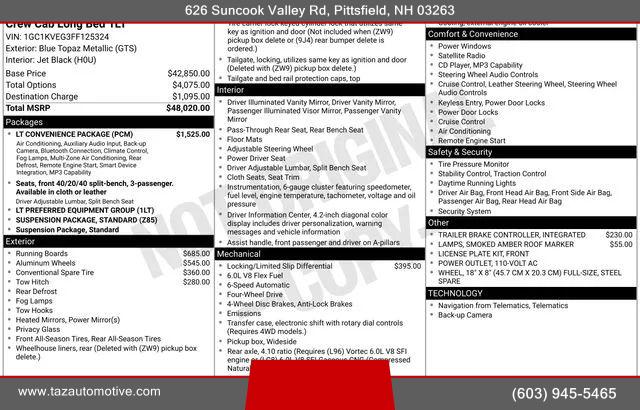 2015 Chevrolet Silverado 2500HD LT
