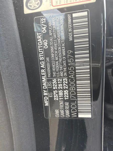 2012 Mercedes-Benz CLS CLS 550