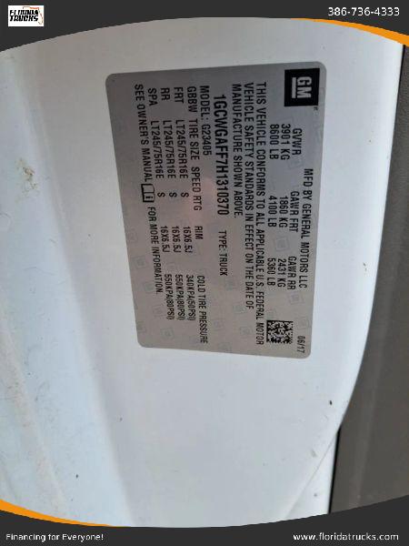 2017 Chevrolet Express Work Van