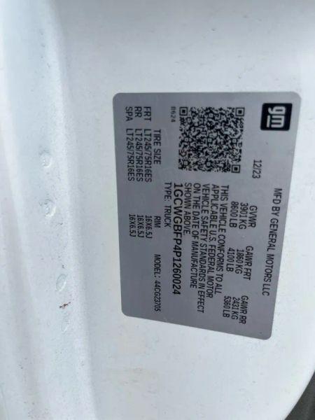 2023 Chevrolet Express Cargo Van RWD 2500 Extended Wheelbase WT