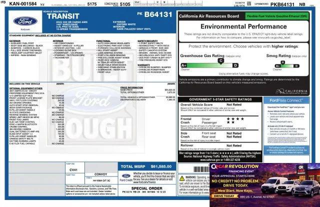 2023 Ford Transit Cargo Van Extended Length