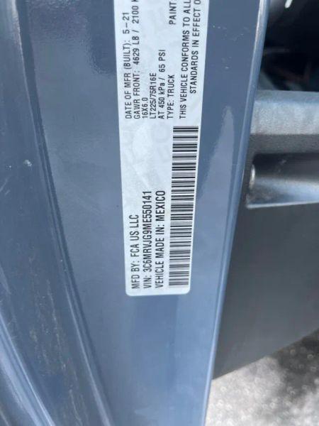 2021 Ram ProMaster Cargo Van High Roof 159 WB EXT
