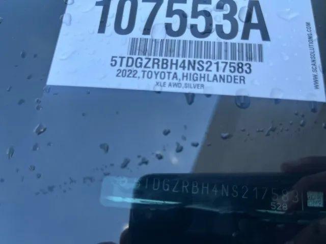 2022 Toyota Highlander XLE