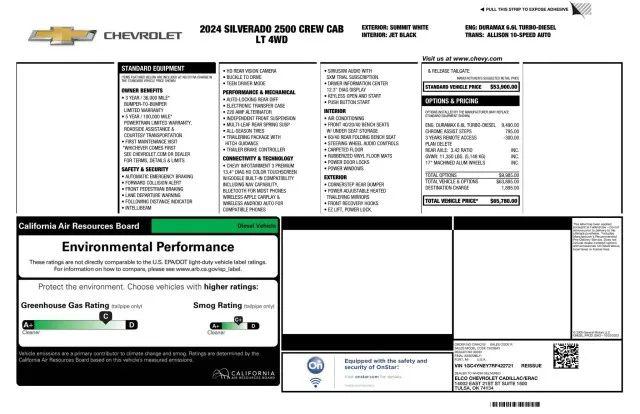 2024 Chevrolet Silverado 2500HD 4WD Crew Cab Long Bed LT