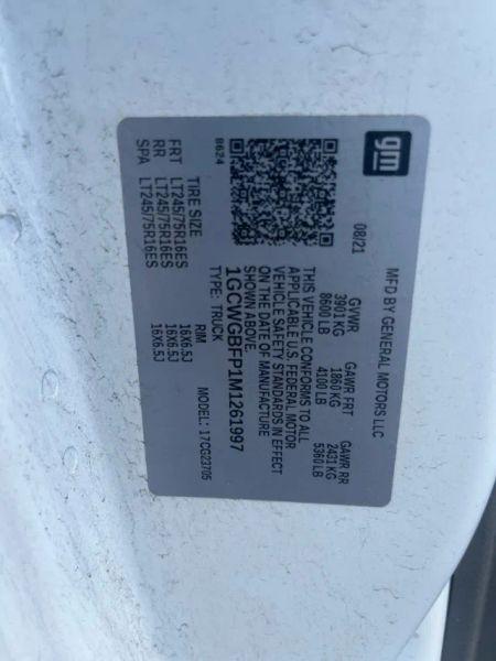 2021 Chevrolet Express Cargo Van RWD 2500 Extended Wheelbase WT