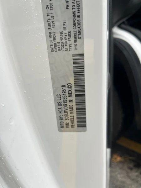 2025 Ram ProMaster 2500 Cargo Van Tradesman High Roof 159" WB w/Pass Seat