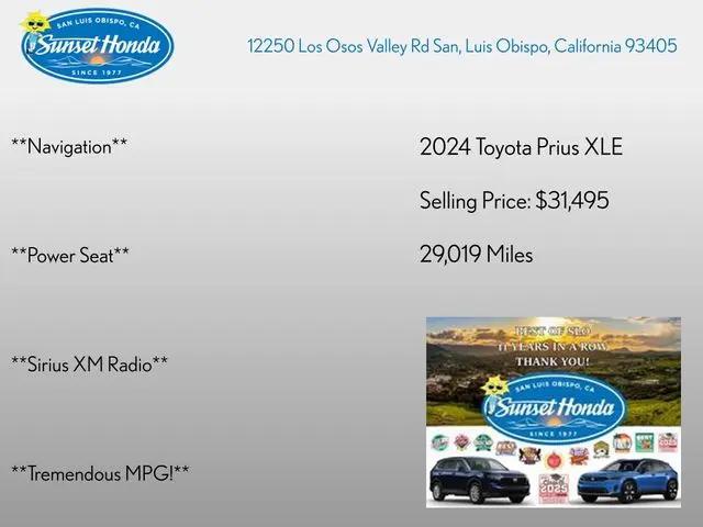 2024 Toyota Prius LE