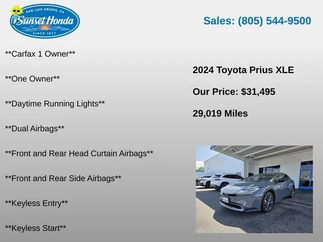 2024 Toyota Prius LE
