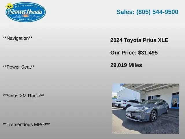 2024 Toyota Prius LE
