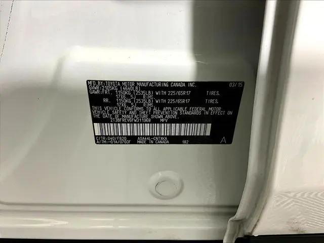2015 Toyota RAV4 LE