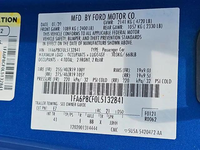2020 Ford Mustang GT Premium Fastback