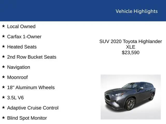 2020 Toyota Highlander XLE