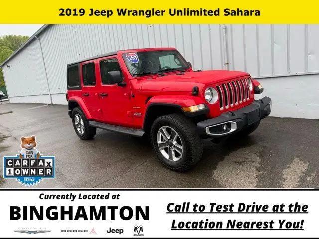 2019 Jeep Wrangler Unlimited Sahara 4x4 for sale in Binghamton, NY