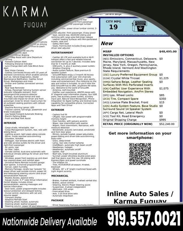 2019 Cadillac XT5 Luxury for sale in Fuquay Varina, NC