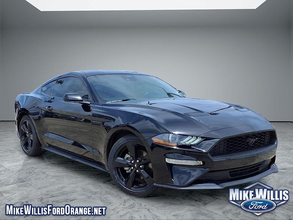 SHADOW BLACK 2023 Ford Mustang EcoBoost Premium Fastback RWD Coupe Rear-Wheel Drive Automatic