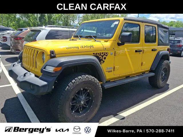 2019 Jeep Wrangler Unlimited Sport S 4x4 for sale in Larksville, PA