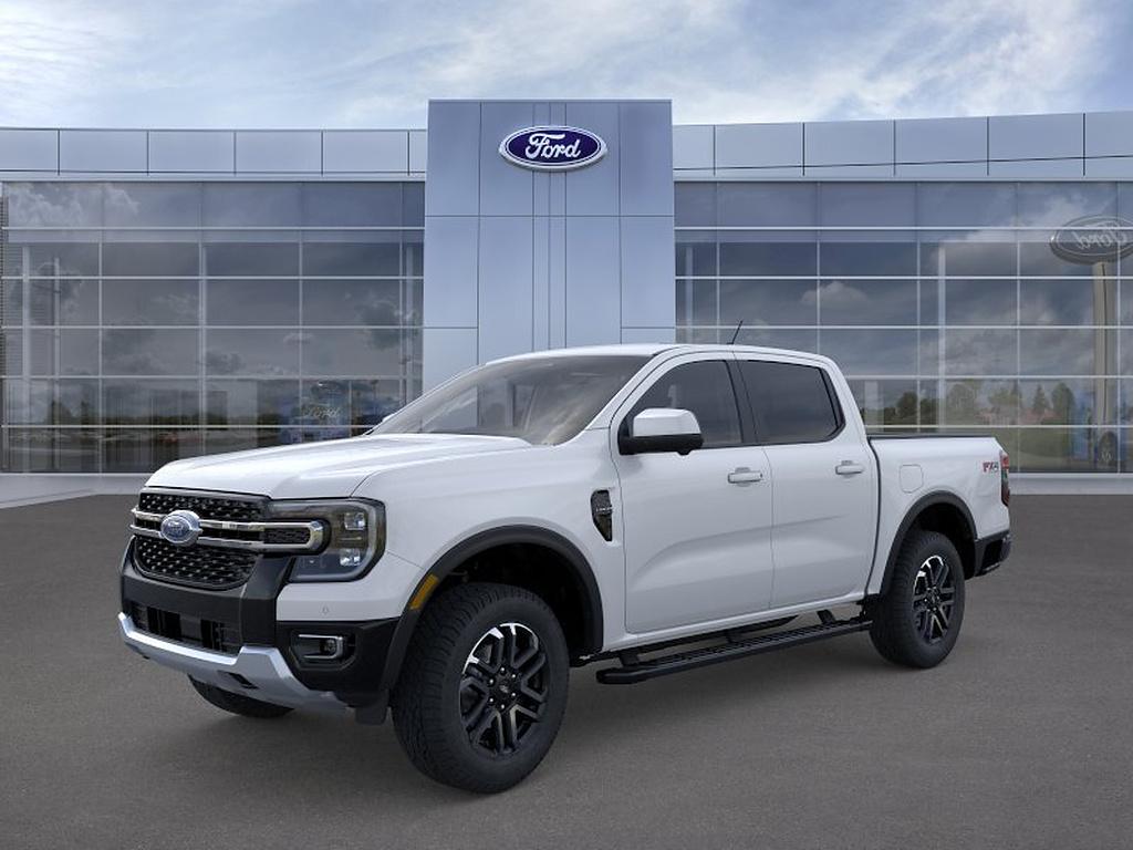 OXFORD WHITE 2026 Ford Ranger Lariat SuperCrew 4WD Pickup Truck Four-Wheel Drive Automatic