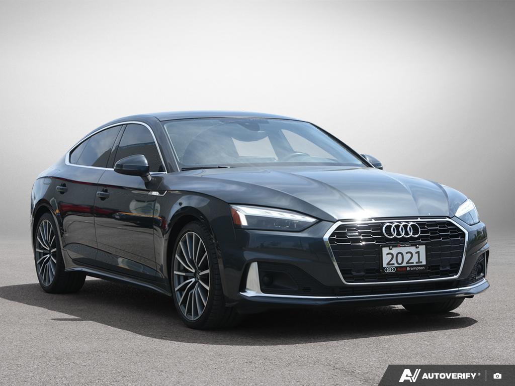 Gray (Manhattan Grey MET) 2021 Audi A5 Sportback 2.0 TFSI quattro Komfort AWD Sedan Automatic