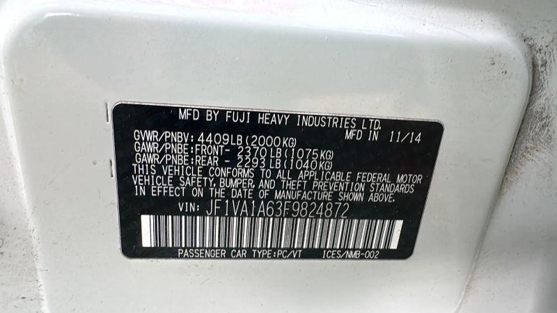 2015 Subaru WRX Base