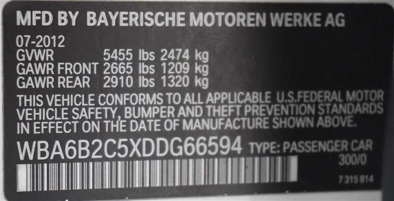 2013 BMW Coupe 650i