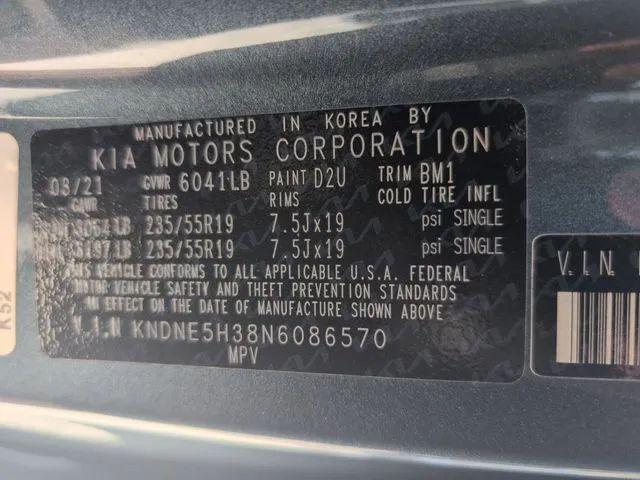 2022 Kia Carnival MPV SX