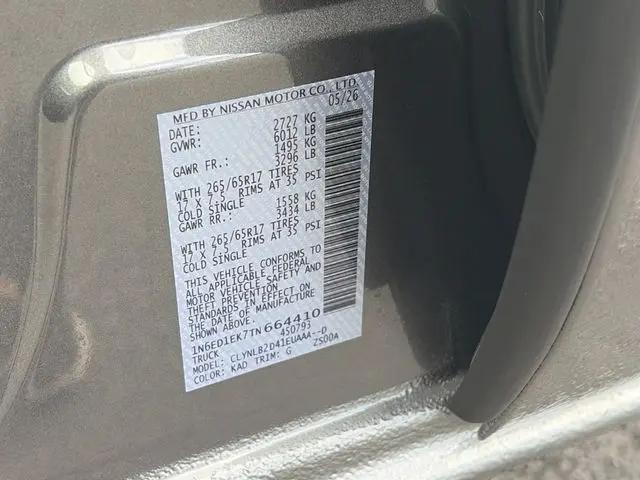 2026 Nissan Frontier Crew Cab SV 4x4