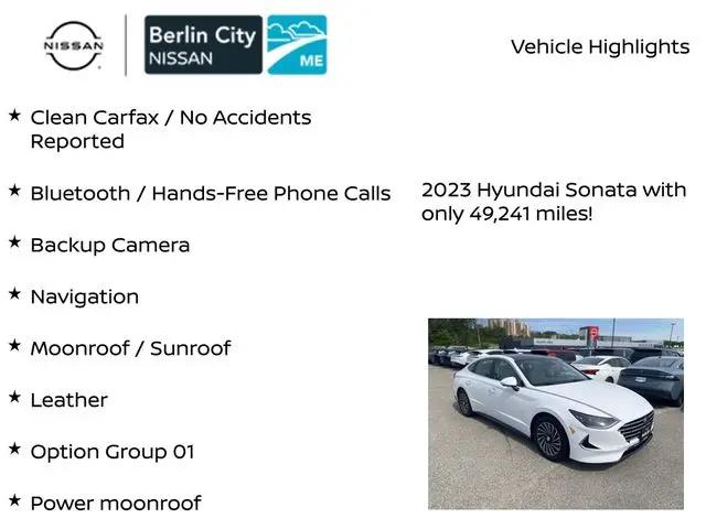 2023 Hyundai Sonata Hybrid Limited