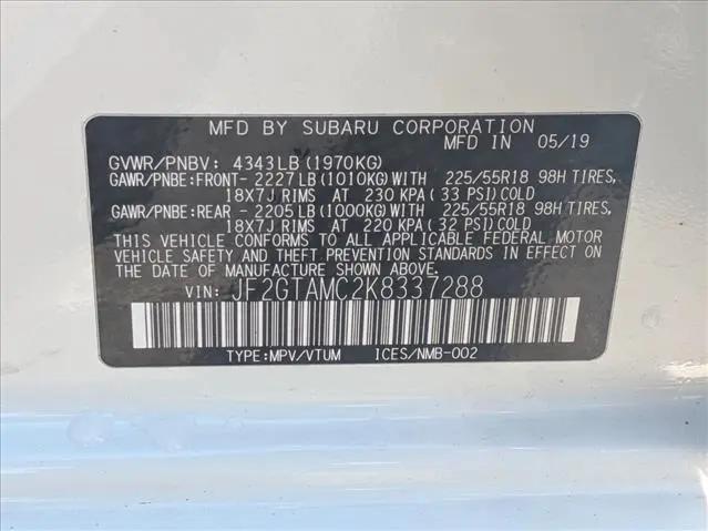 2019 Subaru Crosstrek 2.0i Limited
