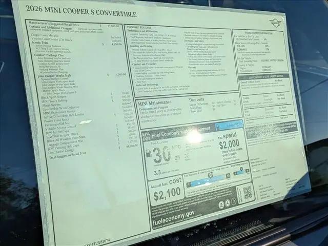 2026 MINI Cooper Convertible Cooper S