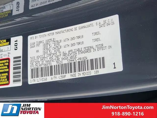 2026 Toyota Tacoma Trailhunter Hybrid