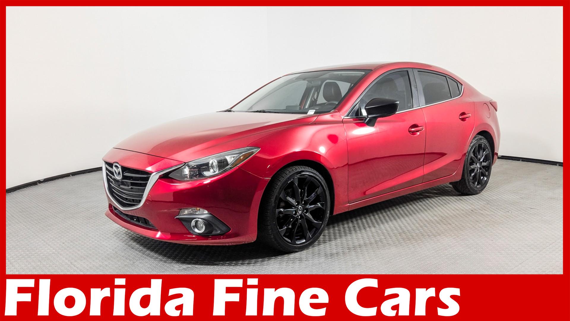 Soul Red Metallic 2015 Mazda MAZDA3 Sedan Front-Wheel Drive Automatic