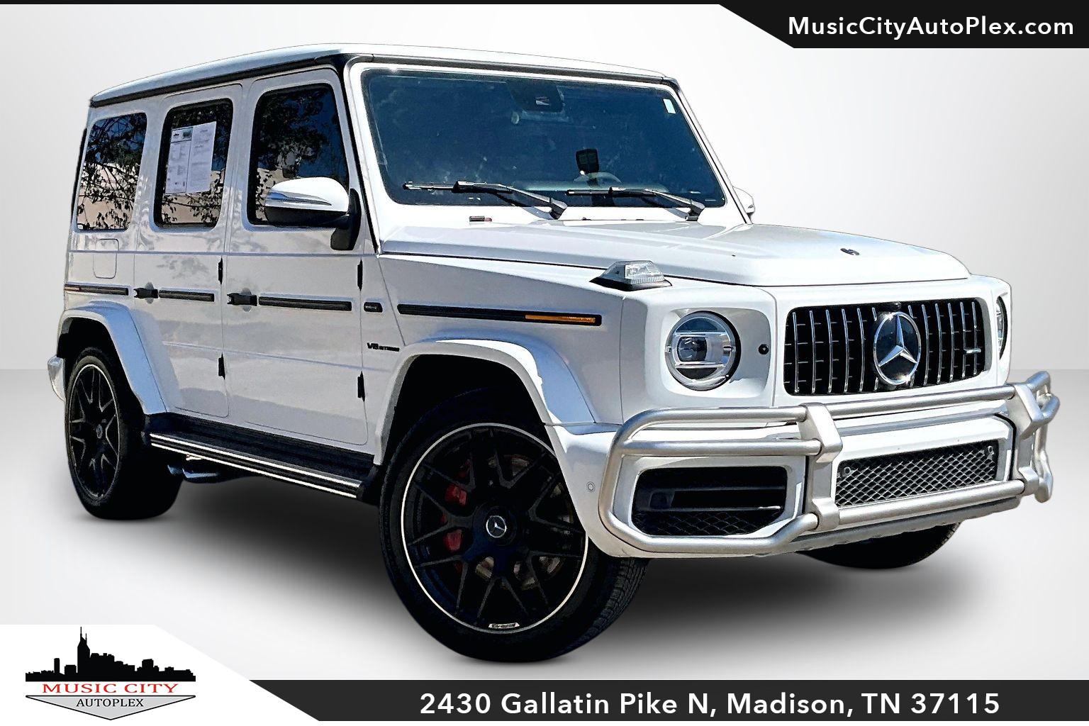 Polar White 2019 Mercedes-Benz G-Class SUV / Crossover All-Wheel Drive Automatic