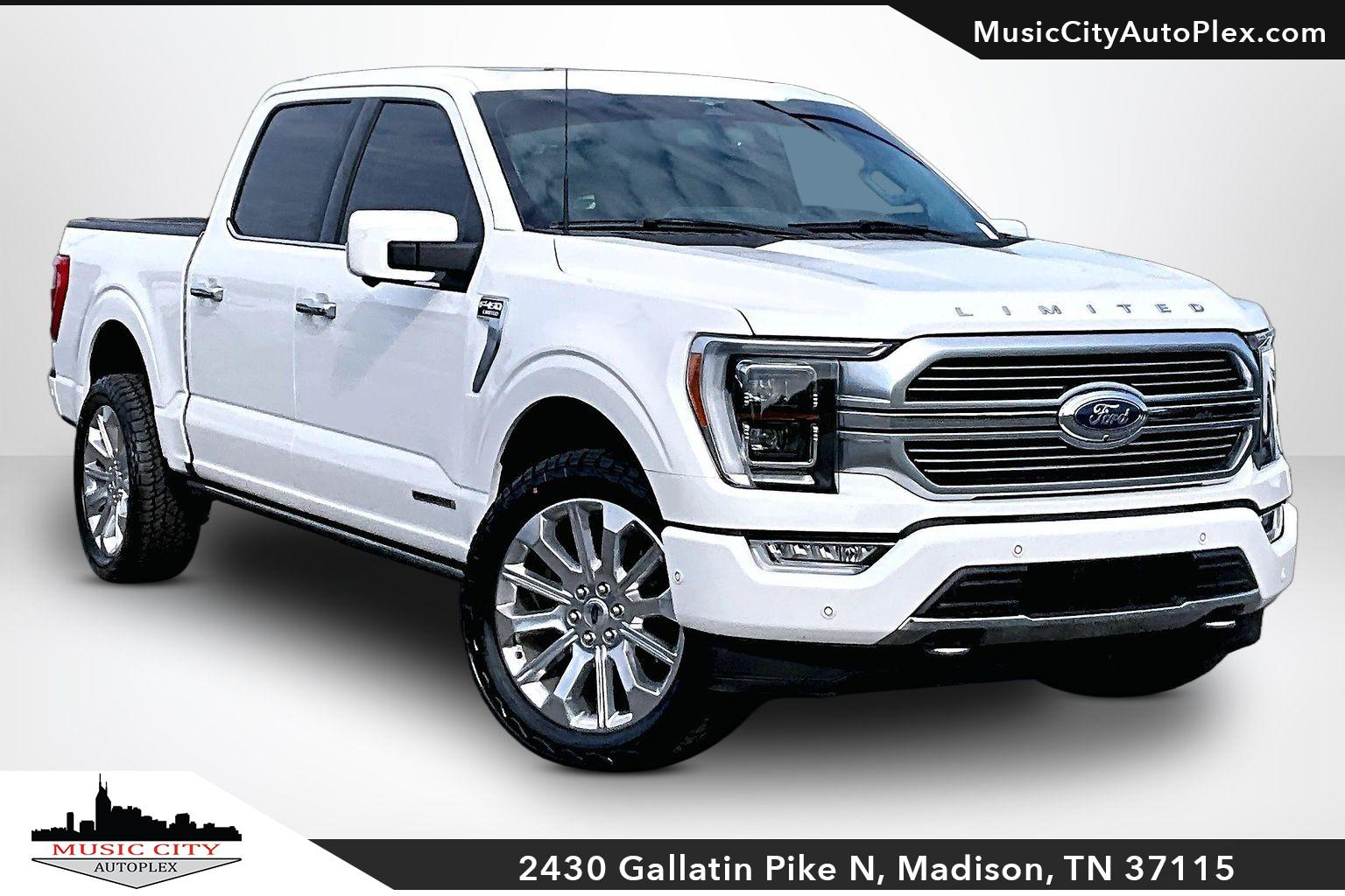 STAR WHITE METALLIC TRICOAT 2023 Ford F-150 Limited SuperCrew 4WD Pickup Truck Four-Wheel Drive Automatic