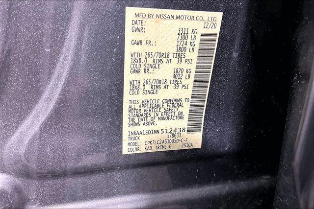 2021 Nissan Titan Crew Cab SV 4x4