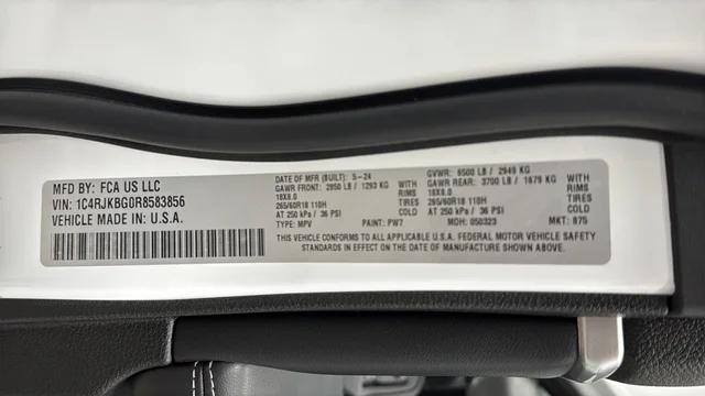 2024 Jeep Grand Cherokee L Limited 4x4