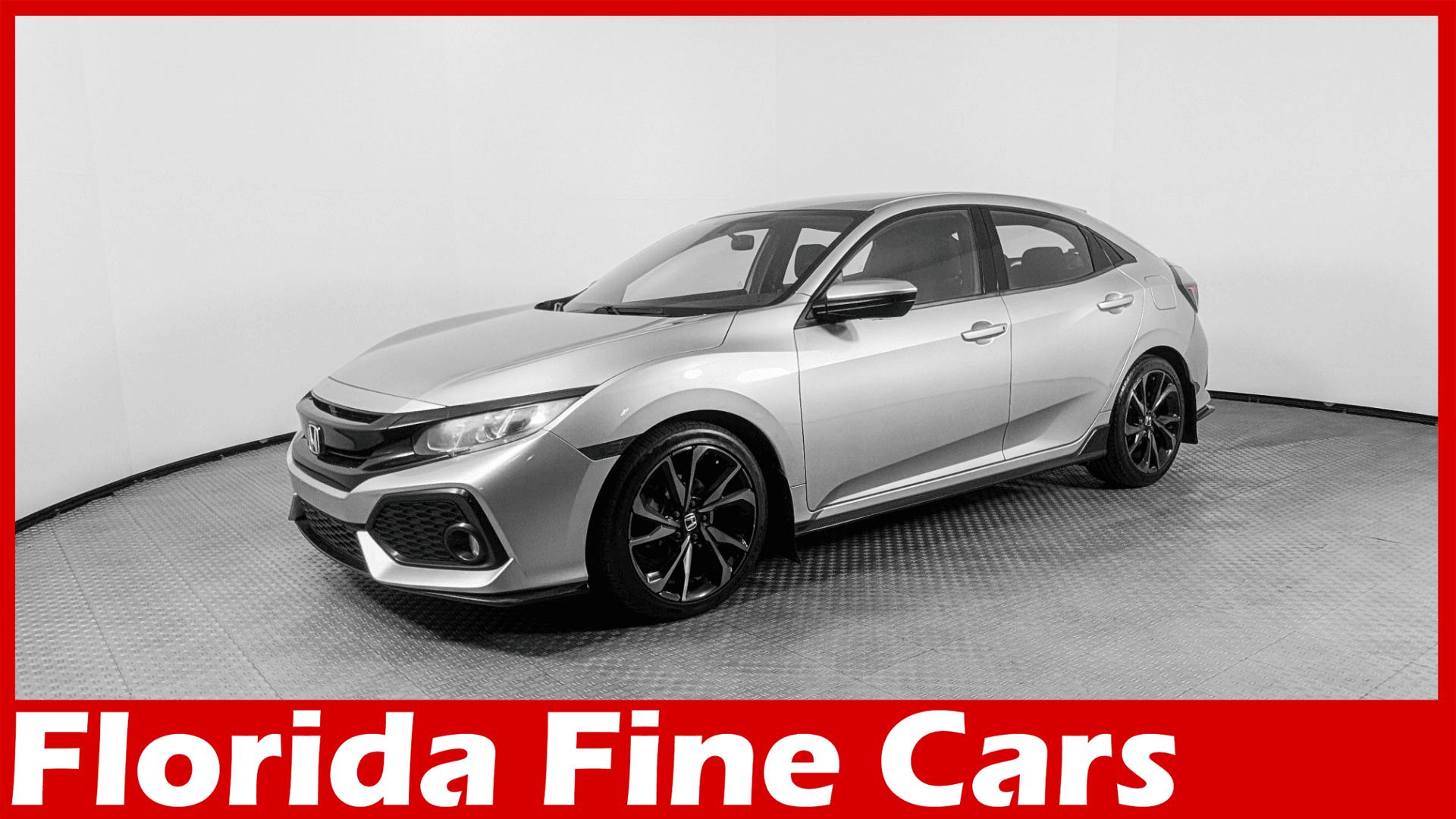 Lunar Silver Metallic 2018 Honda Civic Hatchback Sport FWD Hatchback Front-Wheel Drive Automatic