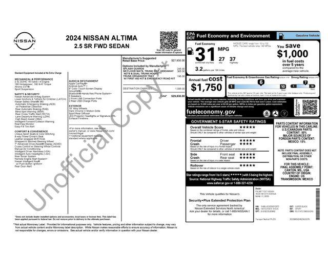 Used 2024 Nissan Altima SR FWD For Sale in Olive Branch, MS