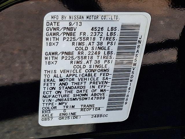 2013 Nissan Rogue SV w/SL Pkg