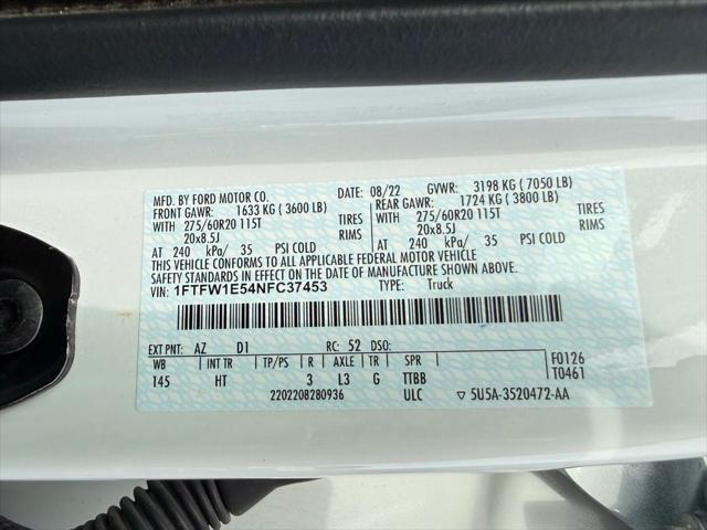 2022 Ford F-150 LARIAT
