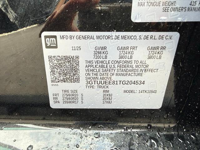 2026 GMC Sierra 1500 Crew Cab, Short Bed, AT4, 4WD