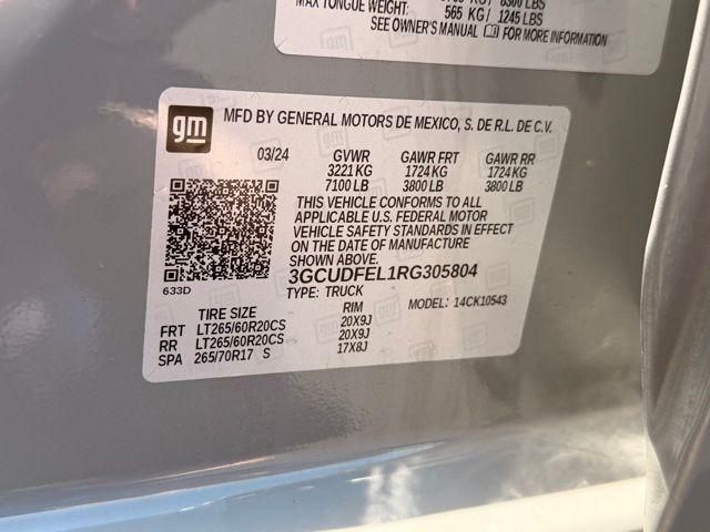 2024 Chevrolet Silverado 1500 4WD Crew Cab Short Bed LT Trail Boss
