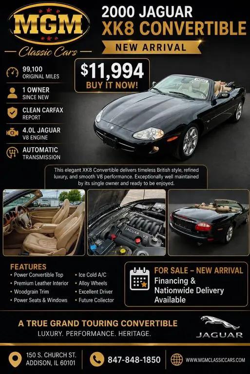 2000 Jaguar XK8 Unknown for sale in Addison, IL