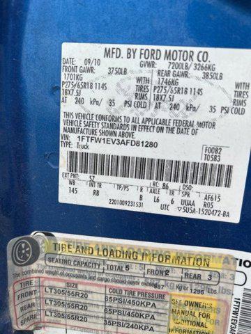 2010 Ford F-150 Unknown