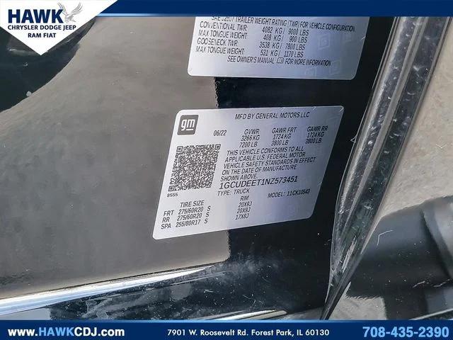 2022 Chevrolet Silverado 1500 4WD Crew Cab Short Bed RST
